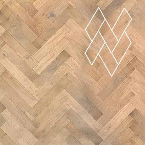 Инженерная паркетная доска Gran Parte (итальянская ёлка) Дольче, 110 мм, Натур-Классик