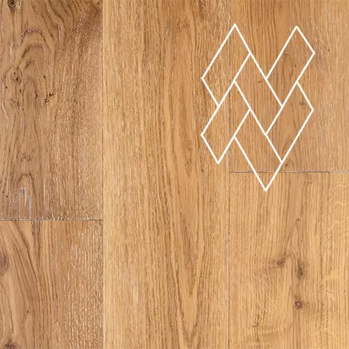 Инженерная паркетная доска Gran Parte (итальянская ёлка) Аврора, 110 мм, Натур-Классик