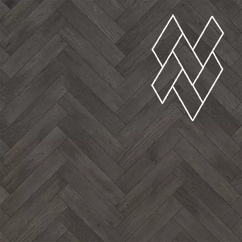 Инженерная паркетная доска Gran Parte (итальянская ёлка) Террано, 110 мм, Натур-Классик