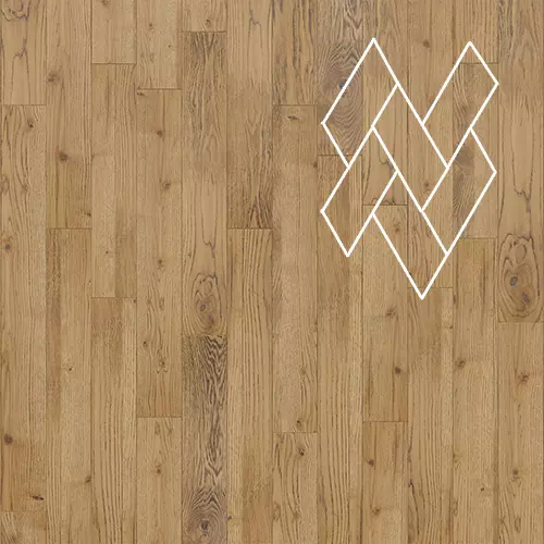 Инженерная паркетная доска Gran Parte (итальянская ёлка) Табако, 150 мм, Натур-Классик