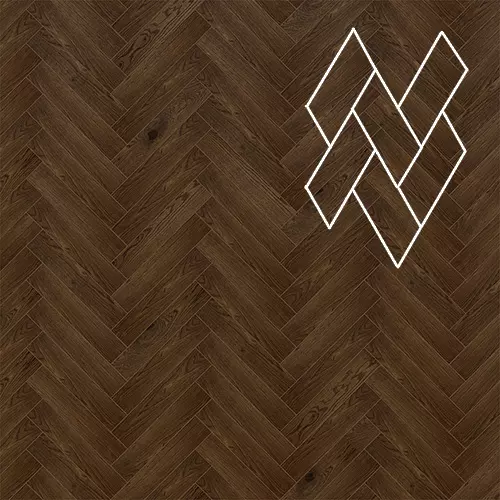 Инженерная паркетная доска Gran Parte (итальянская ёлка) Робуста, 150 мм, Натур-Классик