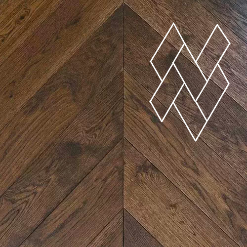 Инженерная паркетная доска Gran Parte (итальянская ёлка) Тигратто, 150 мм, Натур-Классик