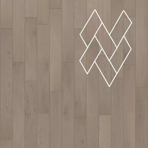 Инженерная паркетная доска Gran Parte (итальянская ёлка) Капучино, 150 мм, Прайм-Селект