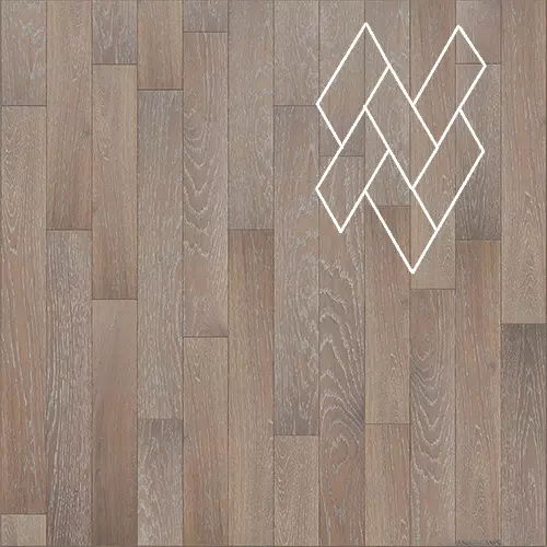 Инженерная паркетная доска Gran Parte (итальянская ёлка) Парма, 150 мм, Прайм-Селект