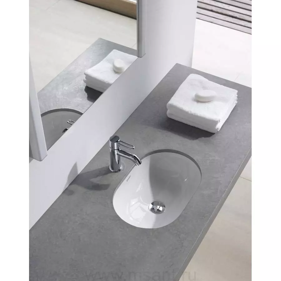 Раковина встраиваемая Duravit D-Code 0338490000 49 см, овальная