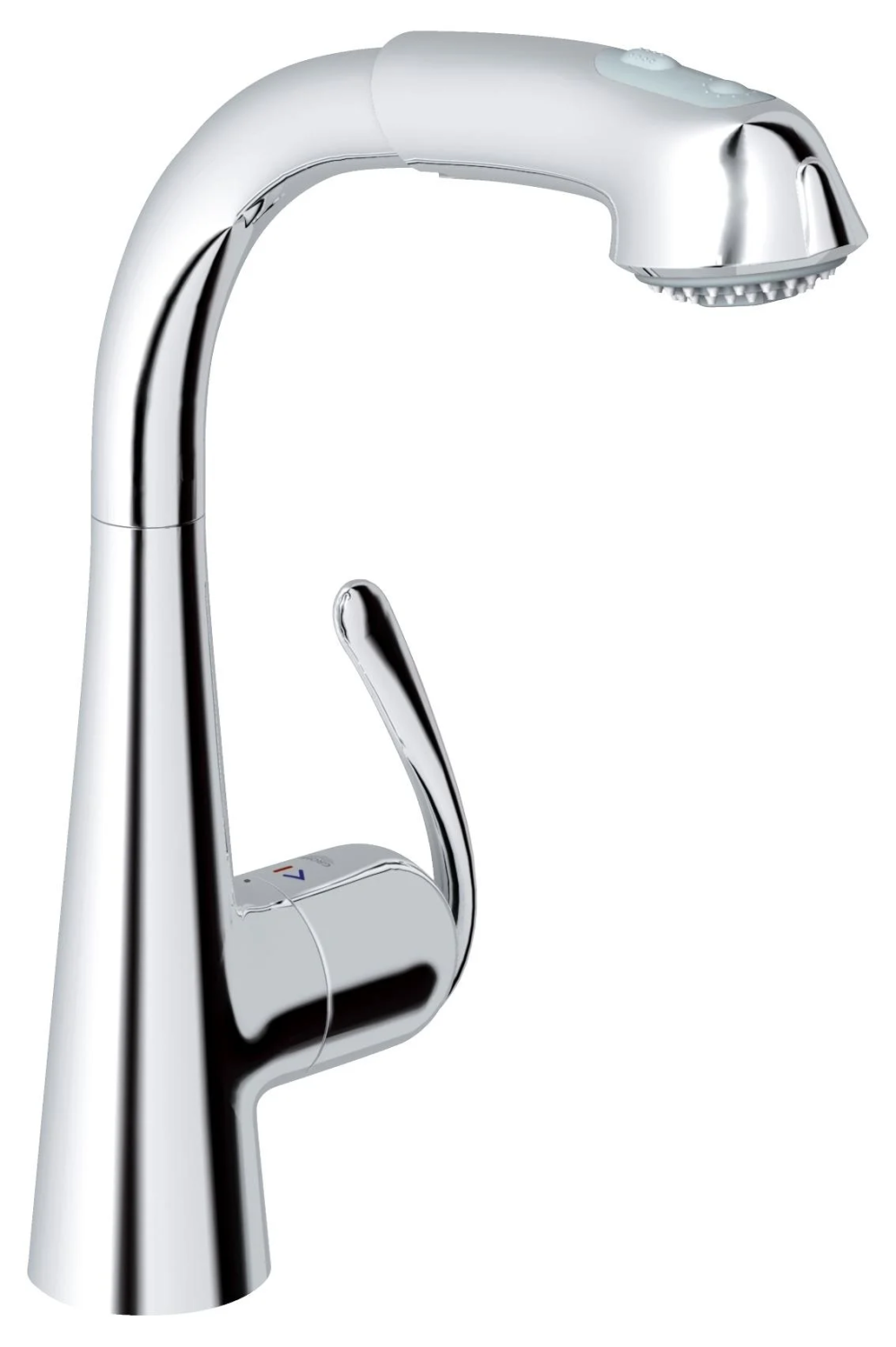 Смеситель для кухни, выдвижной излив, хром Grohe Zedra 32553000