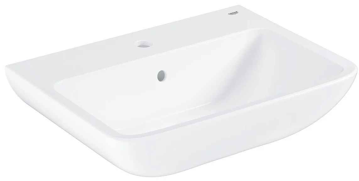 Раковина подвесная 60, с переливом, альпин-белый Grohe BauEdge Ceramic 39808000