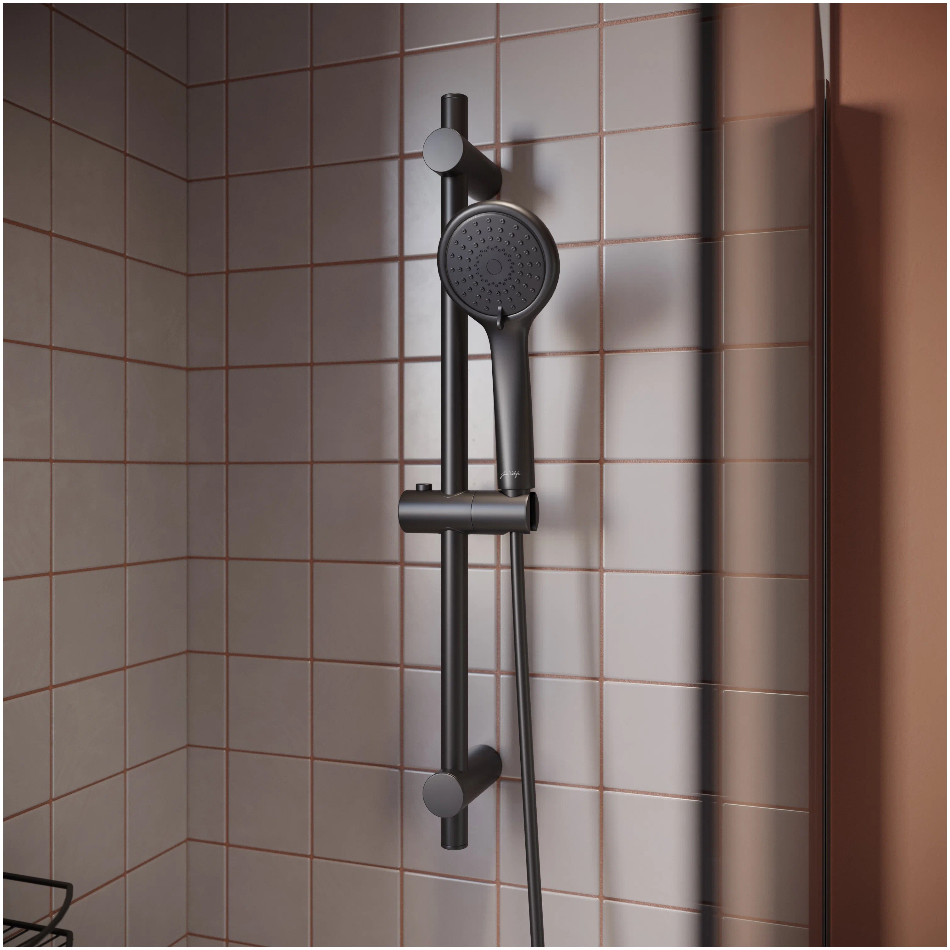 Душевой гарнитур 605,черный Jacob Delafon Oscar E29848-BL