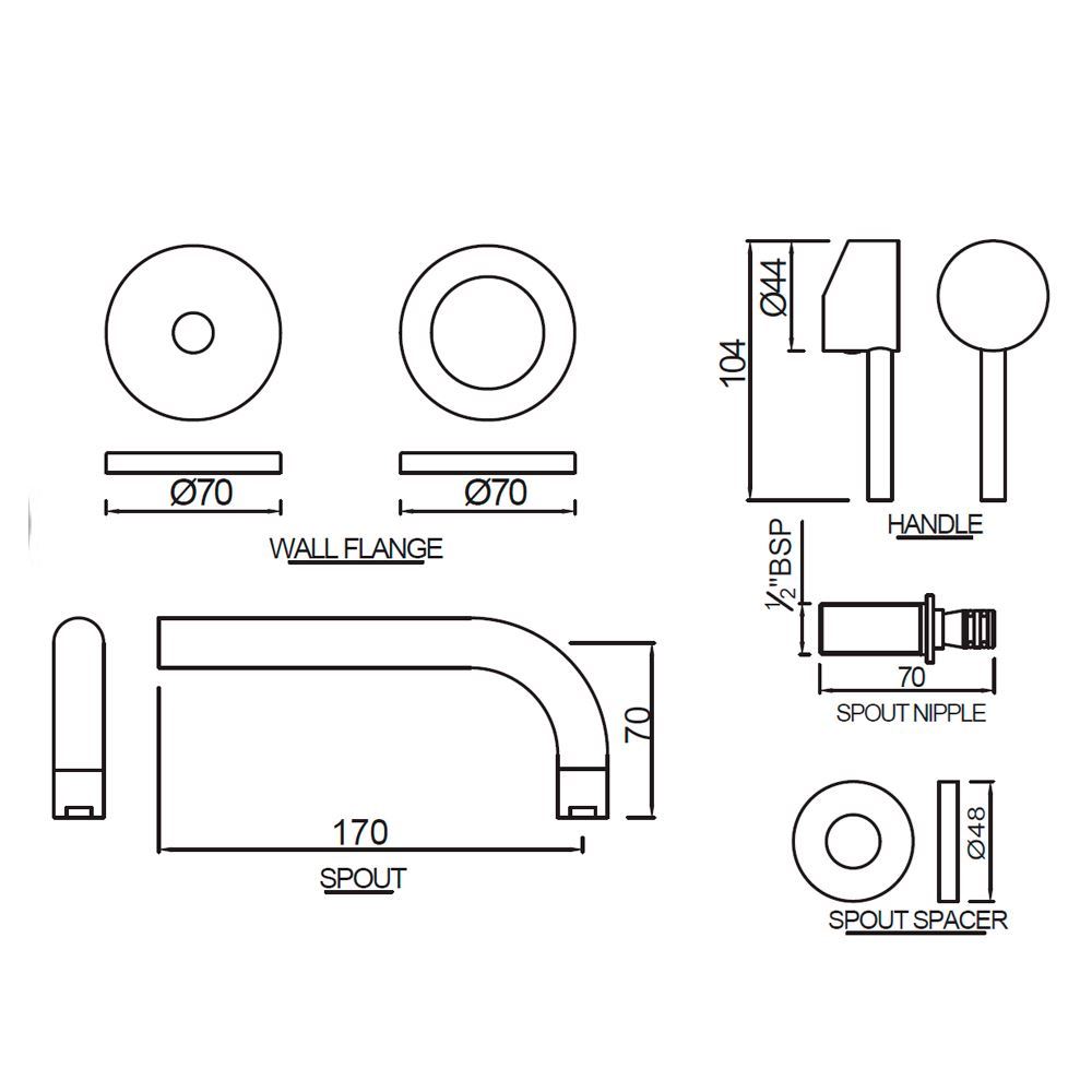 Смеситель для раковины Jaquar Florentine FLR-CHR-5231NK, 1-рычаж., Хром