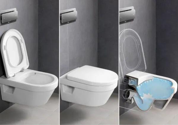 Унитаз подвесной Villeroy & Boch 5684HR01 ARCHITECTURA NEW с отверстием+ сиденье lift