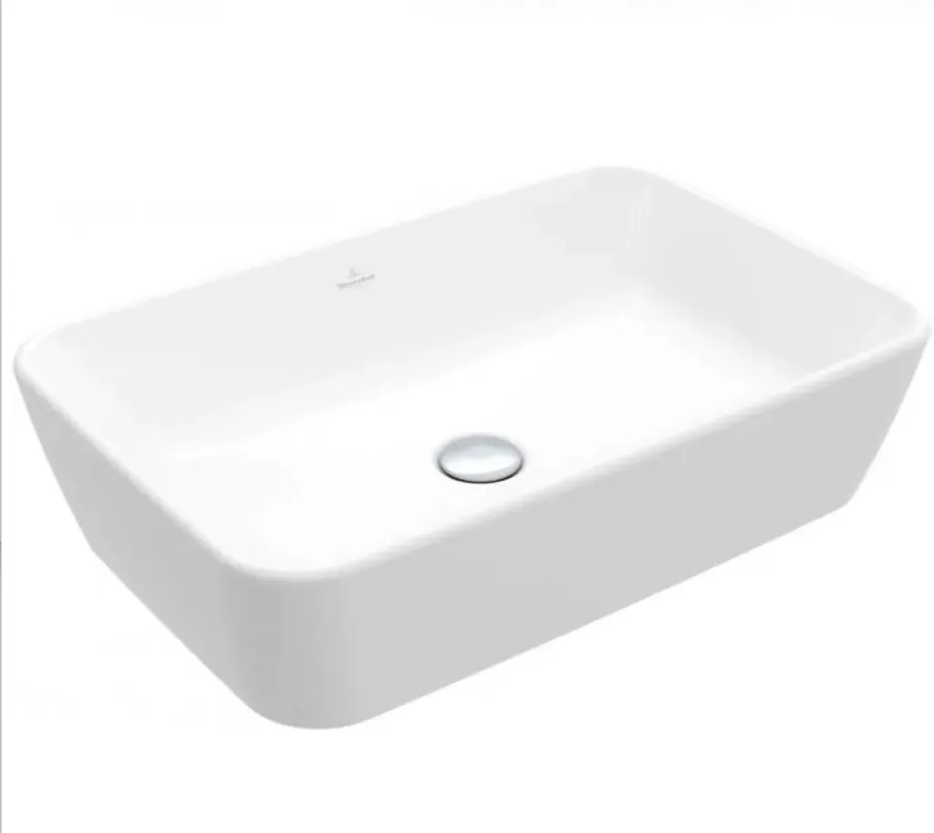 Раковина чаша прямоугольная Villeroy & Boch 5A276101 Architectura 600х405, белая