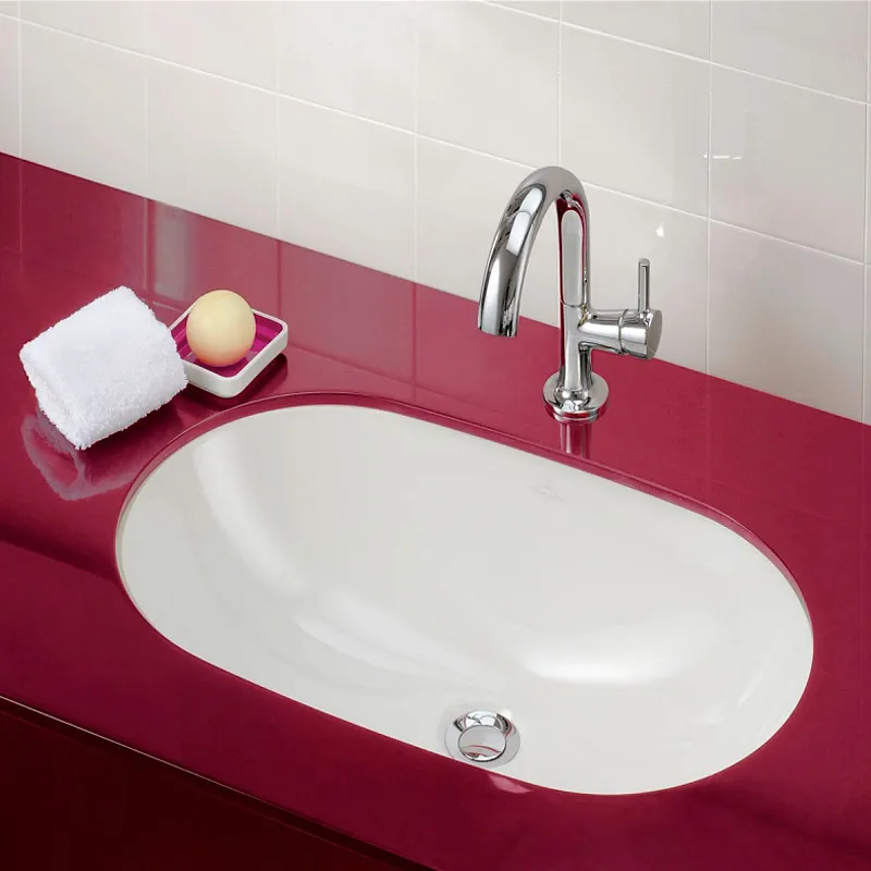 Раковина врезная снизу Villeroy & Boch 41626001 O.Novo 600х350мм, белый
