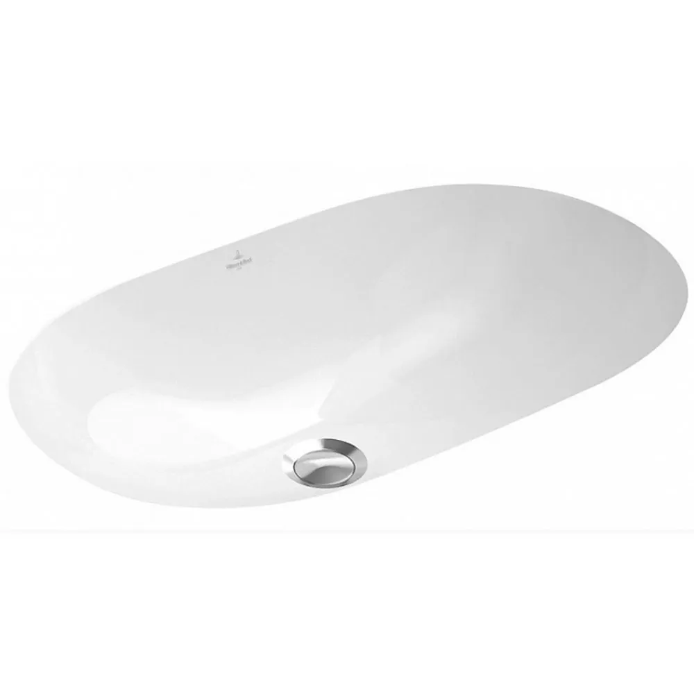 Раковина врезная снизу Villeroy & Boch 41625001 O.Novo 530х320мм, белый