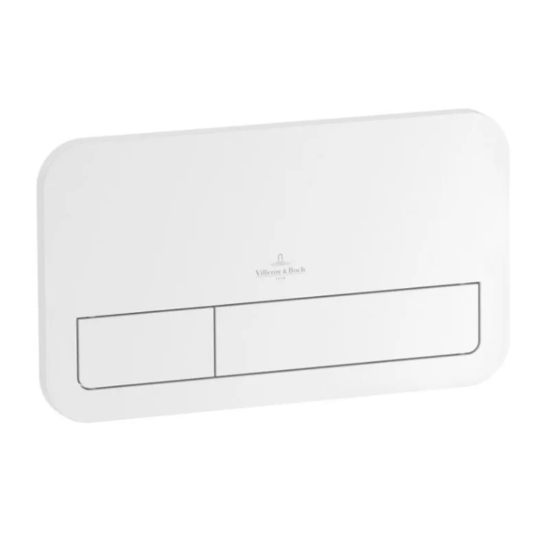 Кнопка для инсталляции Villeroy & Boch 92249068 ViConnect E200, 253x145 мм, белая