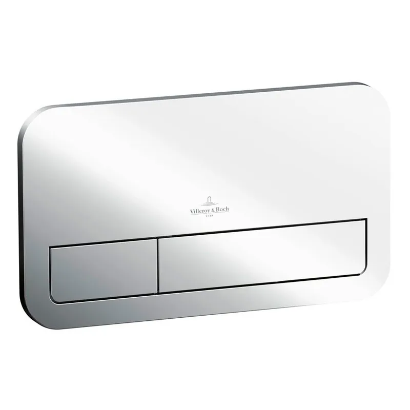 Кнопка для инсталляции Villeroy & Boch 92249061 ViConnect E200, 253x145 мм, хром