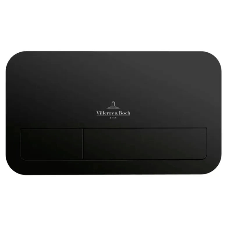 Кнопка для инсталляции Villeroy & Boch 922490AN ViConnect E200, 253x145 мм, матовая черная