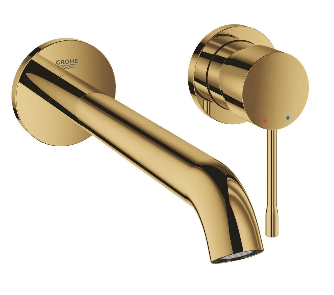Смеситель для раковины, на 2 отверстия, холодный рассвет глянцевый Grohe Essence 29193GL1