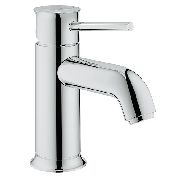 Смеситель для раковины, гладкий корпус, хром Grohe BauClassic 23162000