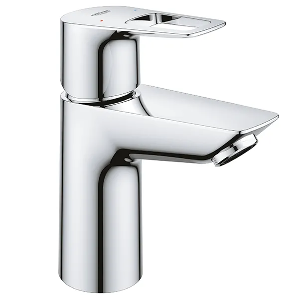 Смеситель для раковины с нажимным донным клапаном, размер S, хром Grohe BauLoop 23878001
