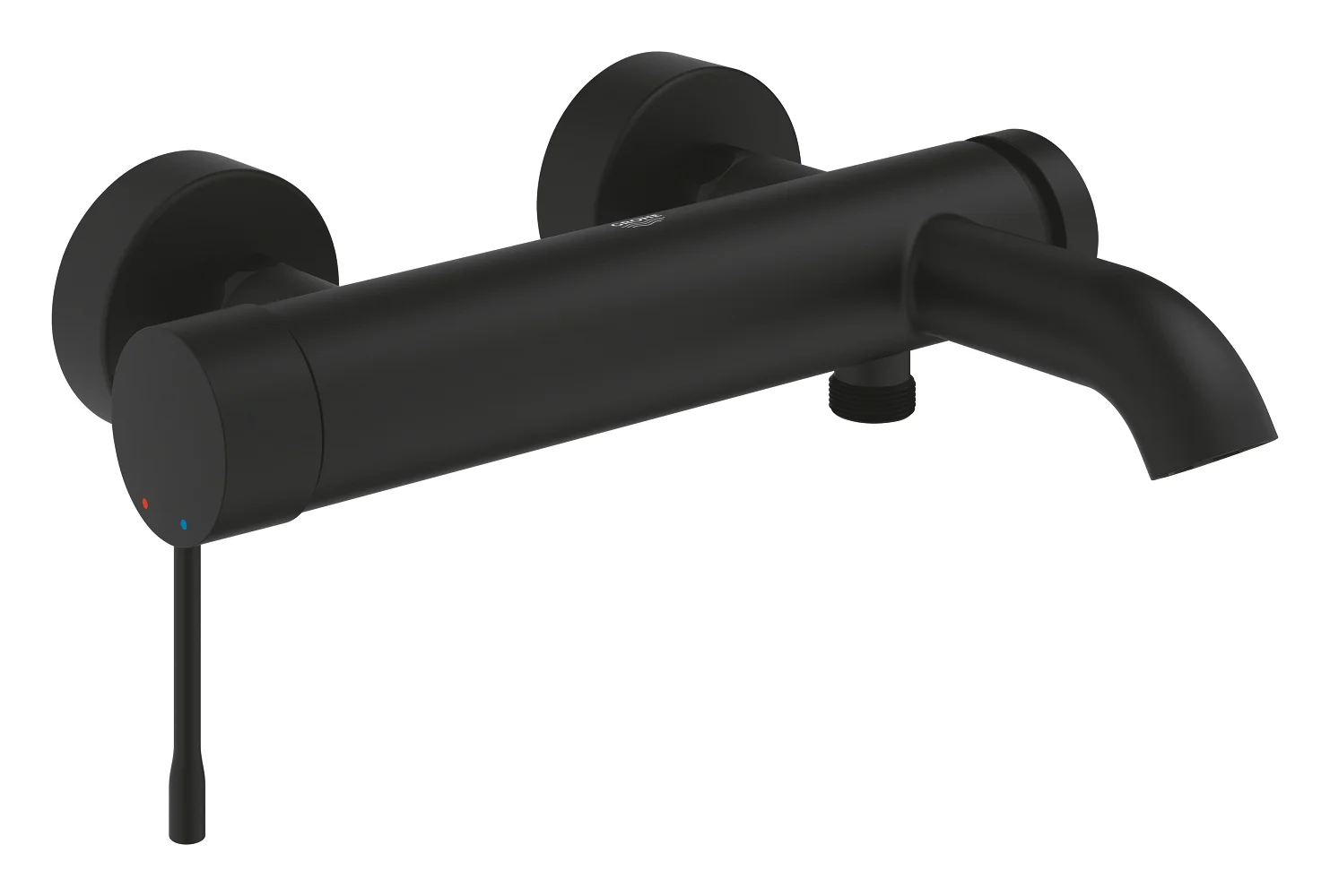 Смеситель для ванны, черный Grohe Essence 25250KF1