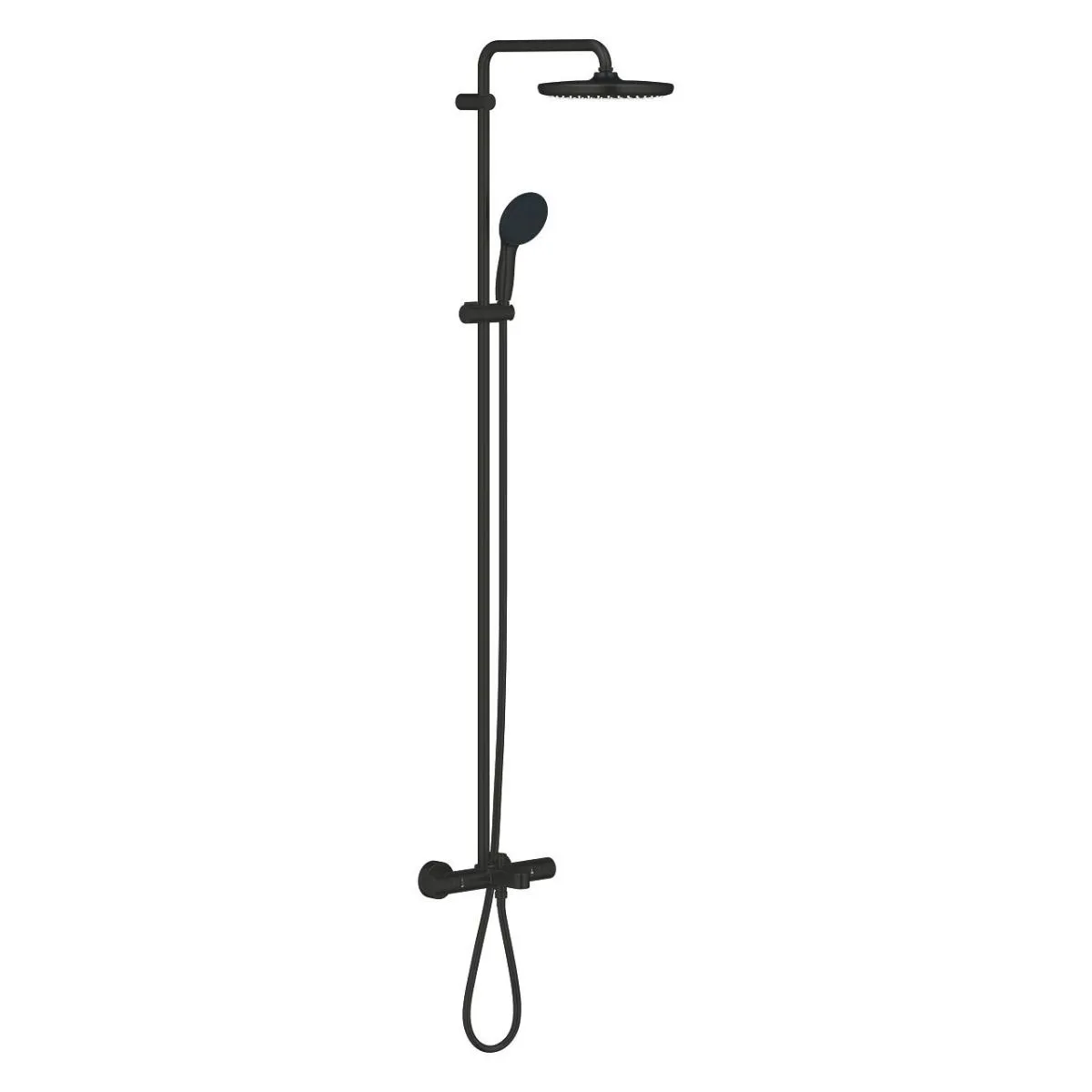 Душевая система с термостатом для ванны, черный Grohe Tempesta 250 266722431