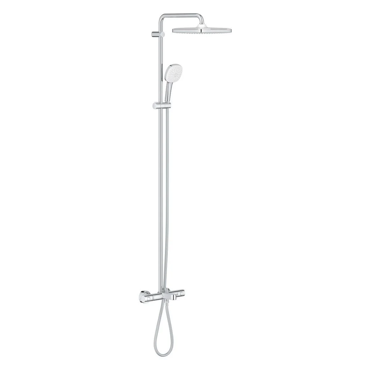 Душевая система с термостатом для ванны, хром Grohe Tempesta 250 Cube 26691001