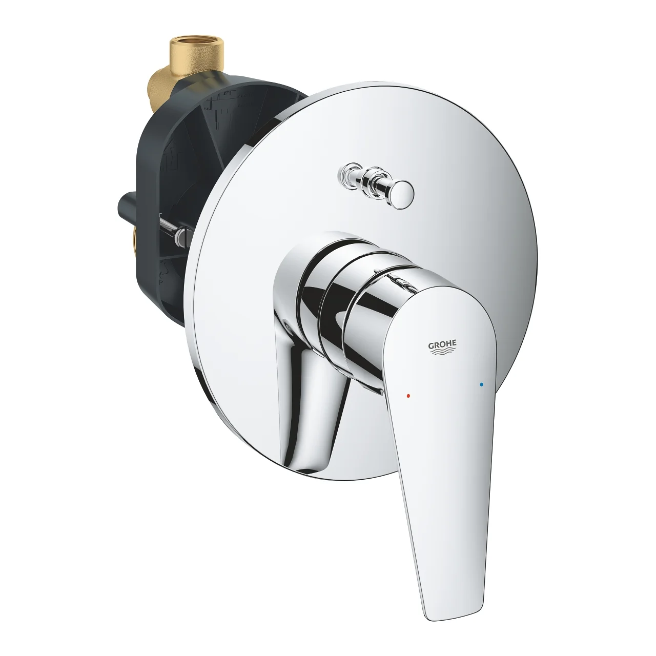 Душевая система со смесителем для ванны, встраиваемая, хром Grohe Tempesta 250 1000190