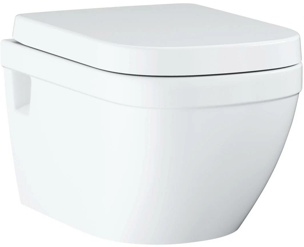 Унитаз подвесной с сиденьем, альпин-белый Grohe Euro Ceramic 39703000