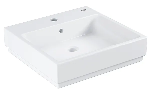 Раковина накладная 50, альпин-белый Grohe Cube Ceramic 3947800H