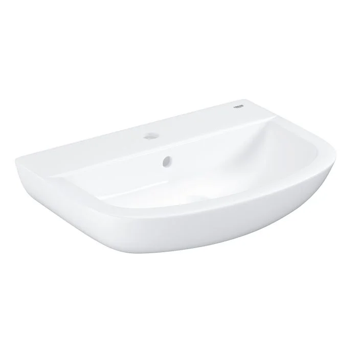 Раковина подвесная 55, с переливом, альпин-белый Grohe Bau Ceramic 39440000