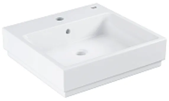 Раковина подвесная 50, с переливом, альпин-белый Grohe Cube Ceramic 3947400H