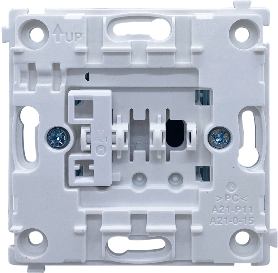 Donel R98 DA03106 механизм выключателя В1 с 2-х мест (проходного) с подсветкой, 10 A 250 В~, серия DA