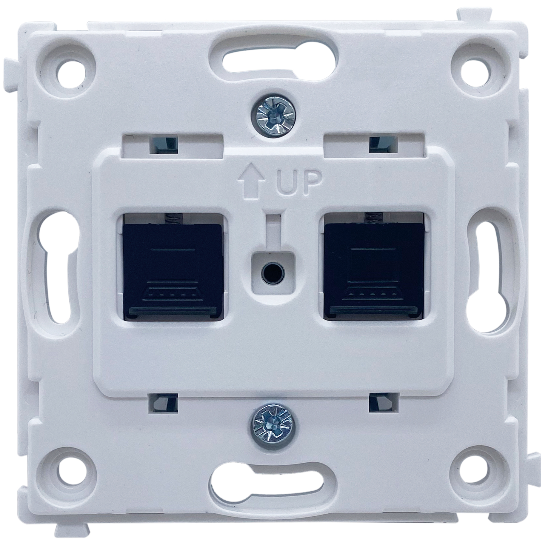 Donel R98 DA16600 механизм розетки RJ45 + RJ45 (двойная) cat.6/ClassE-8/8, серия DA