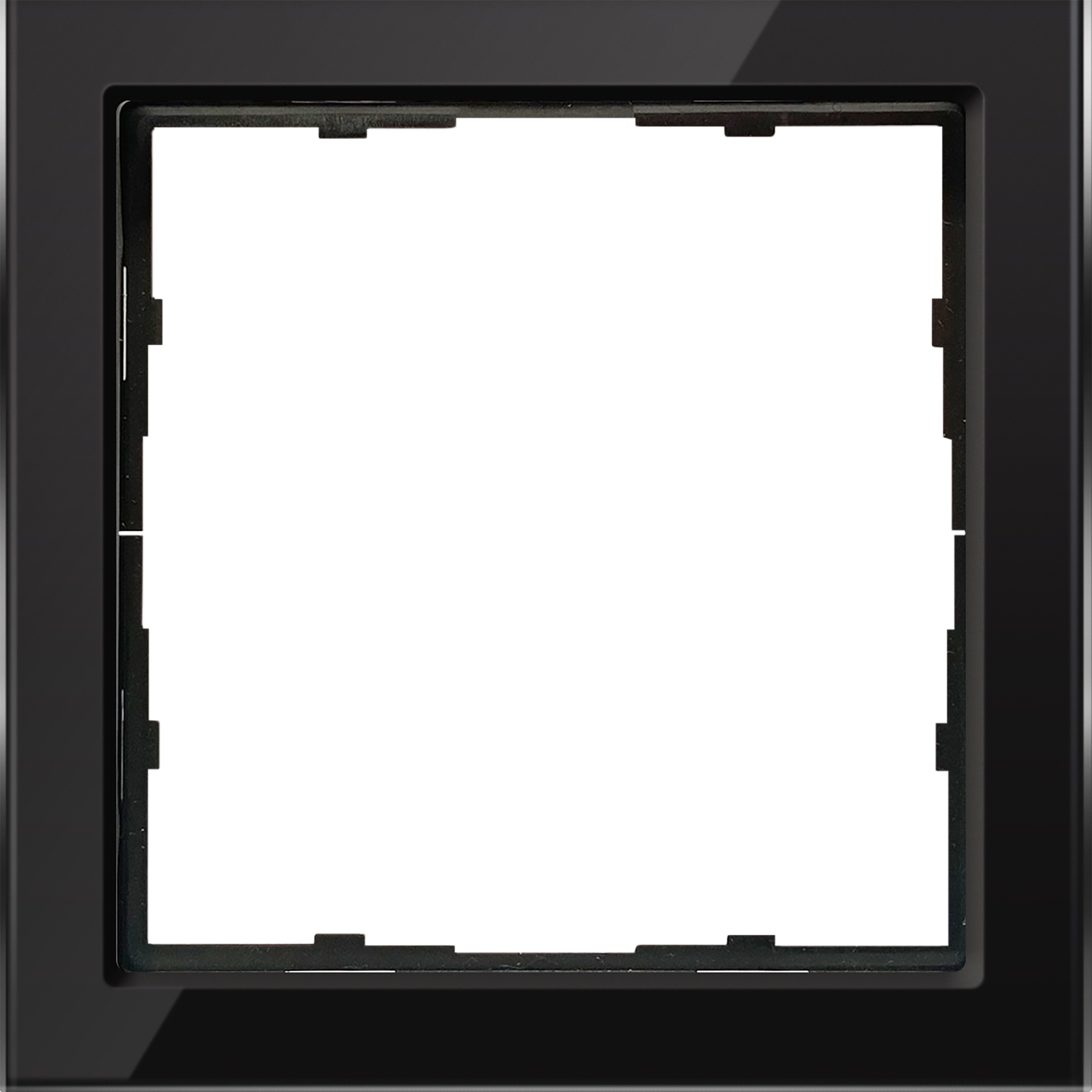 Donel R98 DA211GLB Glass рамка 1-я Черное стекло, серия DA