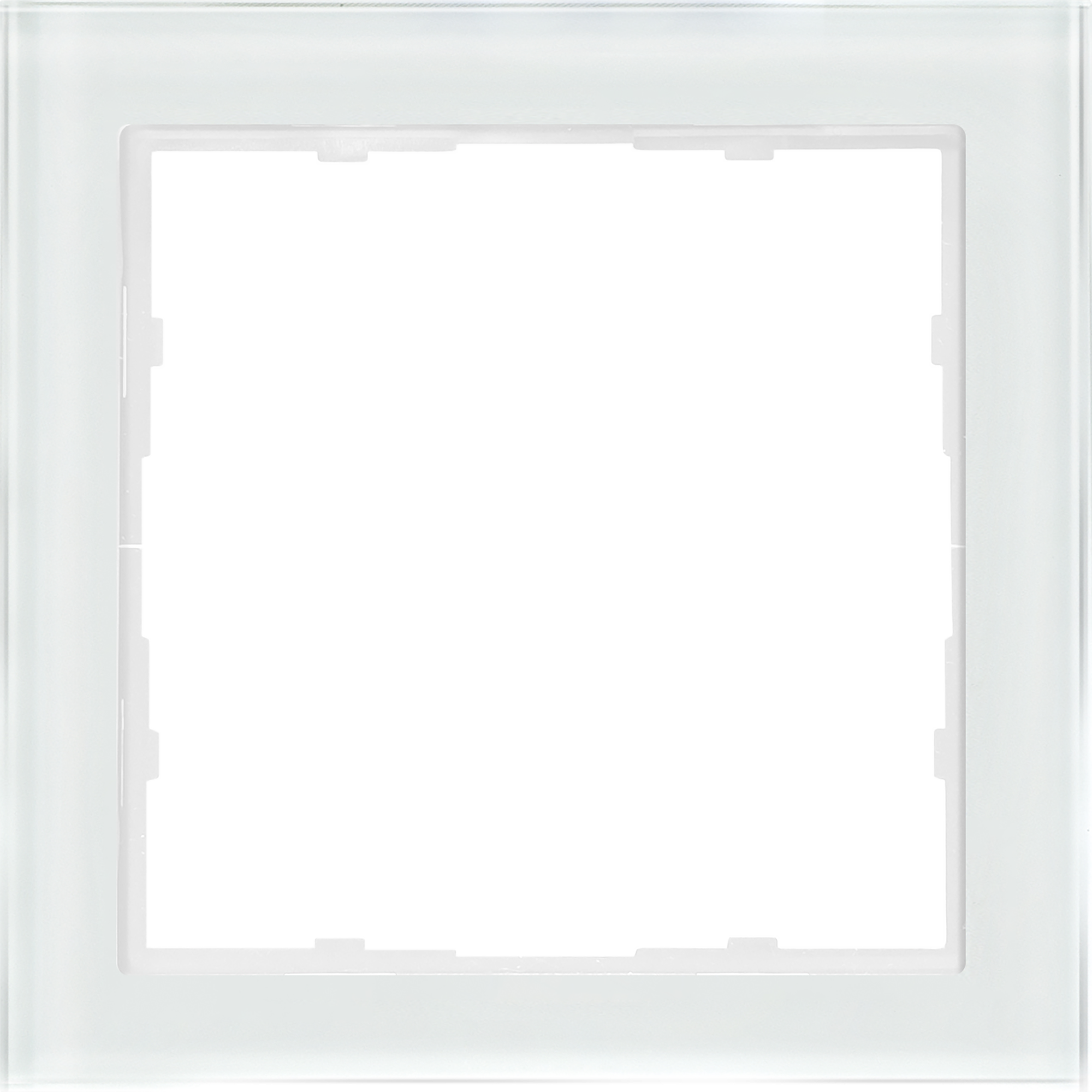 Donel R98 DA211GLW Glass рамка 1-я Белое стекло, серия DA