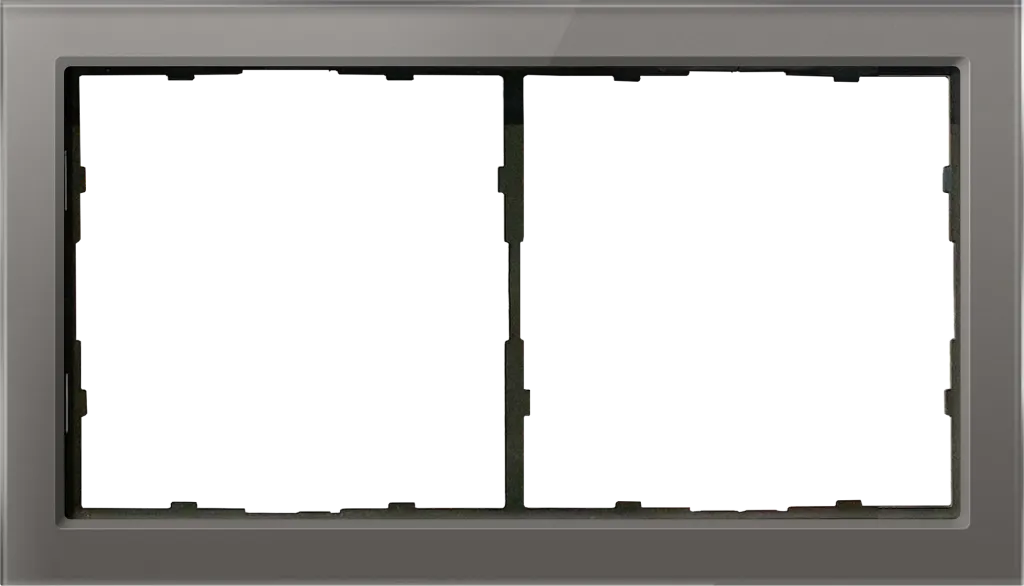 Donel DA212GLS R98 Glass рамка двойная стекло цвета Сталь, серия DA