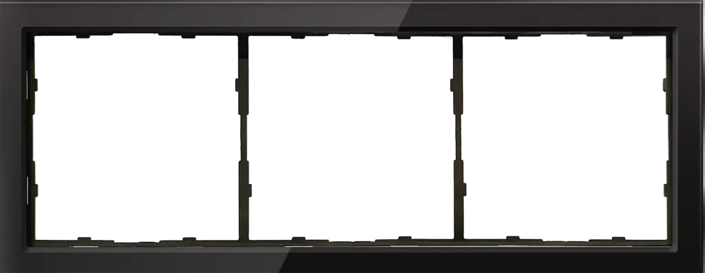Donel DA213GLB R98 Glass рамка 3-я Черное стекло, серия DA