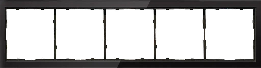 Donel DA215GLB R98 Glass рамка 5-я Черное стекло, серия DA