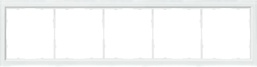 Donel DA215GLW R98 Glass рамка 5-я Белое стекло, серия DA