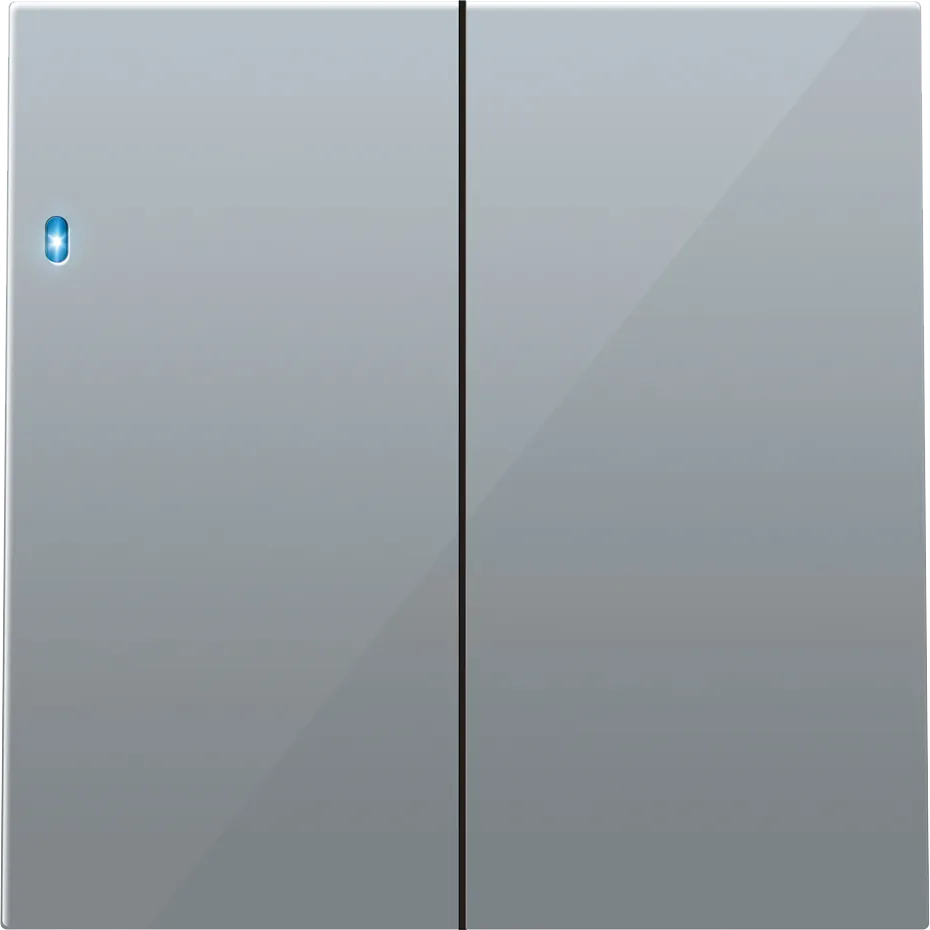 Donel DA28526 R98 алюминий клавиша 2-я с подсветкой, серия DA