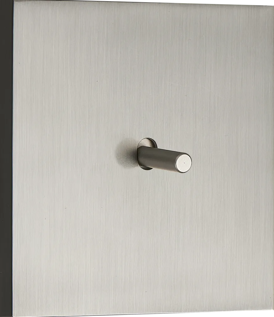 Donel N96 DT106CGB Переключатель на 1 тумблер, Цилиндр, 10AX 250V, Вороненая сталь, серия DT
