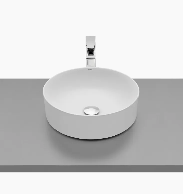 Раковина накладная Roca Ona A3275L100C, круглая Ø370, материал Fineceramic
