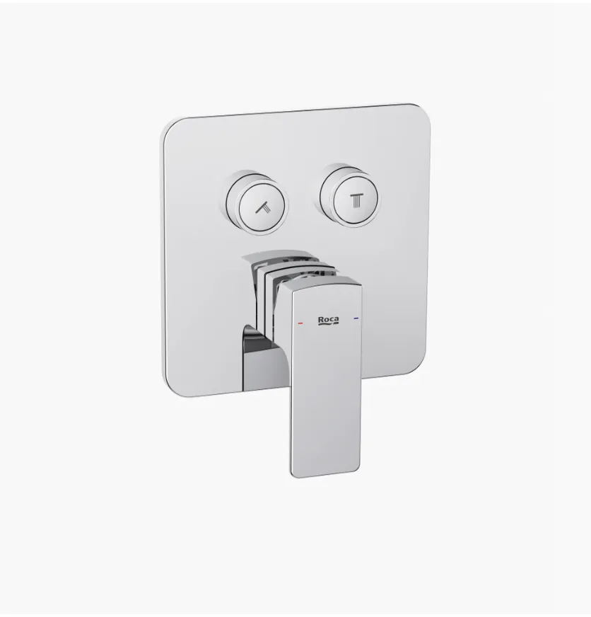 Встраиваемый смеситель для ванны Roca Escuadra-N Switch BI BS A5A0F7HC0N, хром