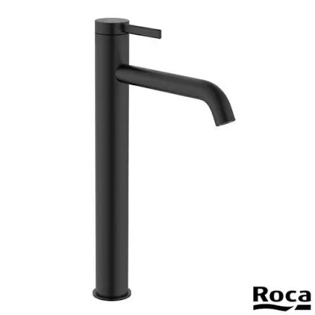 Смеситель для раковины Roca Ona A5A349ENB0 XL, Технология Cold Start (холодный старт),матовый черный