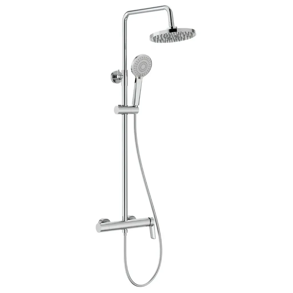 Душевая стойка Roca Ona A5A979EC00 с боковой рукояткой, хром