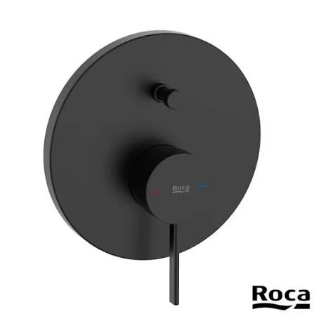 Смеситель для ванны Roca Ona A5A0B9ENB0 (2 выхода) с автоматическим переключателем, матовый черный