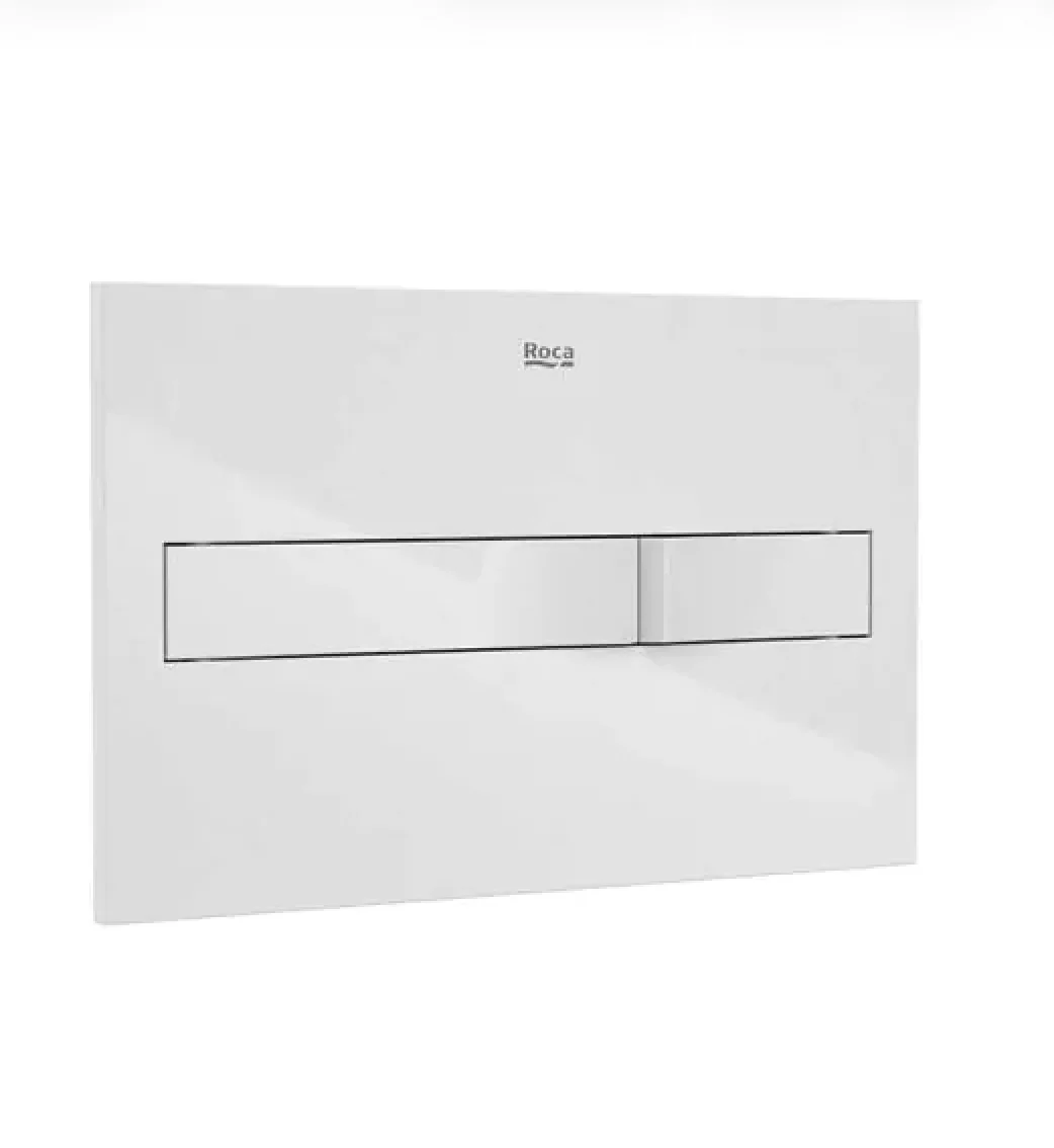 Панель смыва Roca Duplo One A890196000, два режима смыва, PL-2, белый