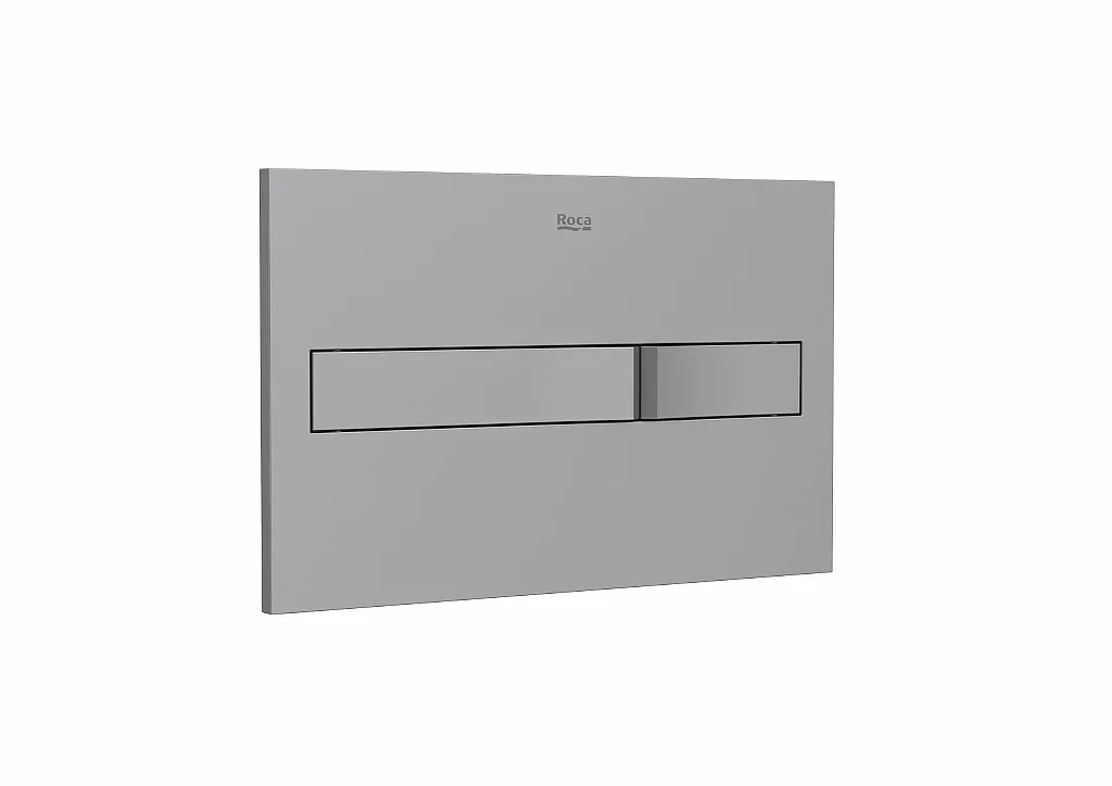 Панель смыва Roca Duplo One A890196002, два режима смыва, PL-2, серый
лакированный