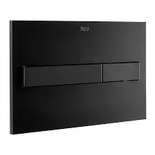 Панель смыва Roca Duplo One A890188206, два режима смыва, PL-7, черный матовый