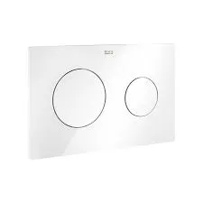 Панель смыва Roca Duplo One A890189000, два режима смыва, PL-10, белый